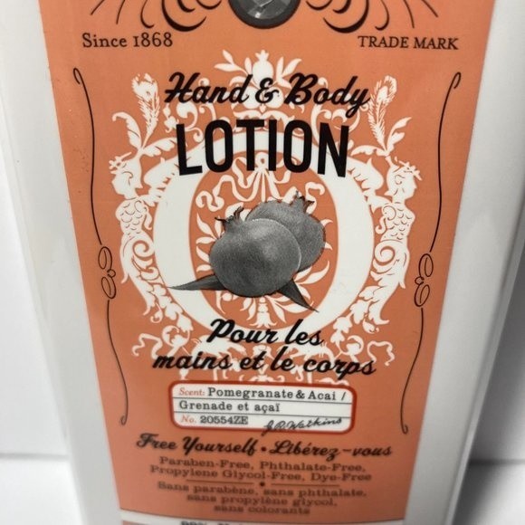 J.R. Watkins Pomegranate Acai Hand & Body Lotion DISCONTINUED 11oz 3 Bottles - Picture 4 of 13
